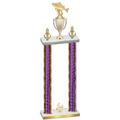 Double Purple Glacier Fourth Place Fishing Trophy
