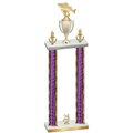 Double Purple Glacier Year Fishing Trophy