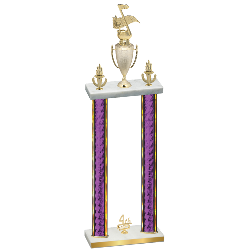 Double Purple Glacier Fourth Place Music Trophy