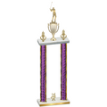 Double Purple Glacier Year Golf Trophy