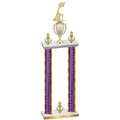 Double Purple Glacier Victory Golf Trophy