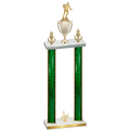 Double Green Glacier Third Place Rugby Trophy