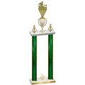 Double Green Glacier Third Place Rugby Trophy