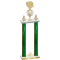 Double Green Glacier Fourth Place Running Trophy