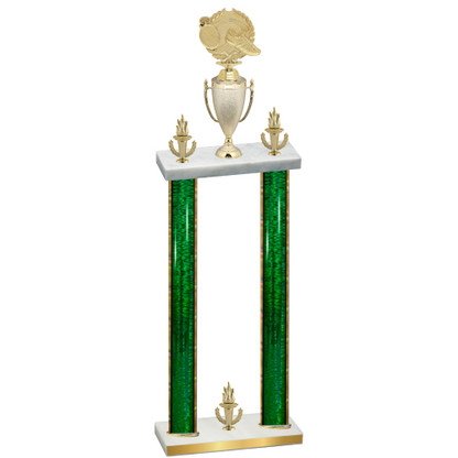 Double Green Glacier Victory Running Trophy