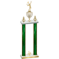 Double Green Glacier Third Place Tennis Trophy
