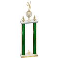 Double Green Glacier Third Place Tennis Trophy