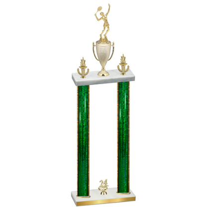 Double Green Glacier Year Tennis Trophy
