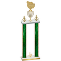 Double Green Glacier Third Place Tennis Trophy