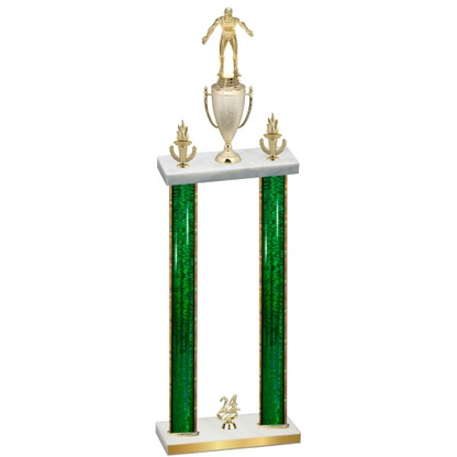 Double Green Glacier Year Wrestling Trophy