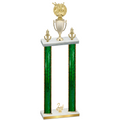 Double Green Glacier Second Place Bowling Trophy
