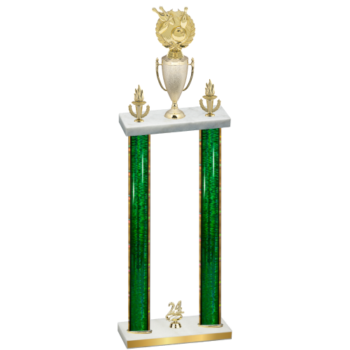 Double Green Glacier Year Bowling Trophy