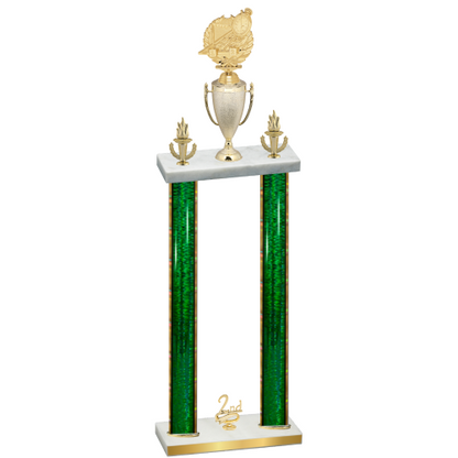 Double Green Glacier Second Place Swimming Trophy