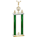 Double Green Glacier Year Cheerleading Trophy