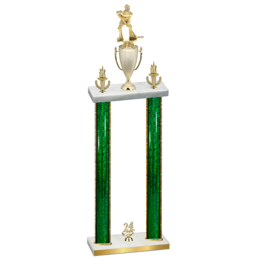 Double Green Glacier Year Hockey Trophy