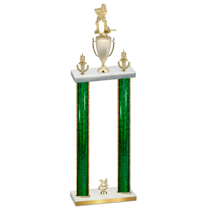 Double Green Glacier Year Hockey Trophy