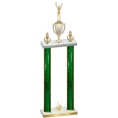 Double Green Glacier First Place Victory Trophy