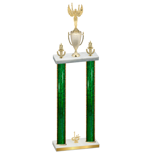 Double Green Glacier First Place Victory Trophy