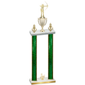 Double Green Glacier Third Place Archery Trophy
