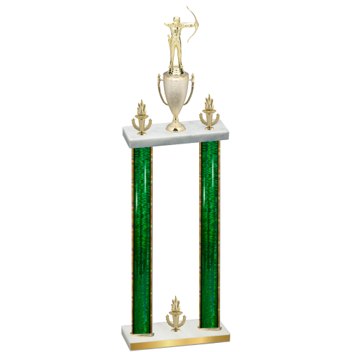 Double Green Glacier Victory Archery Trophy