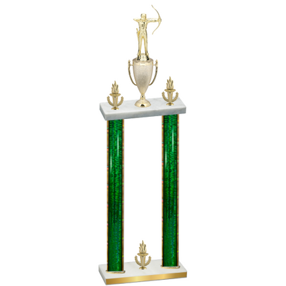 Double Green Glacier Victory Archery Trophy