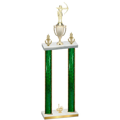 Double Green Glacier First Place Archery Trophy