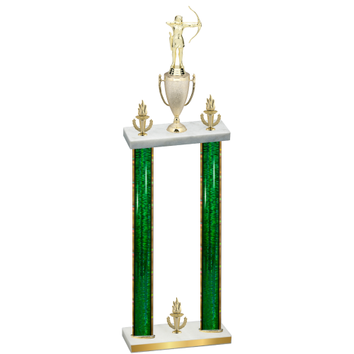 Double Green Glacier Victory Archery Trophy