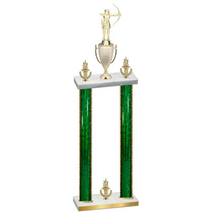 Double Green Glacier Victory Archery Trophy
