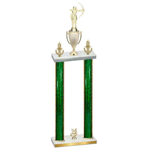 Double Green Glacier Year Archery Trophy
