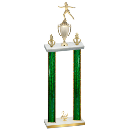 Double Green Glacier Second Place Skater Trophy