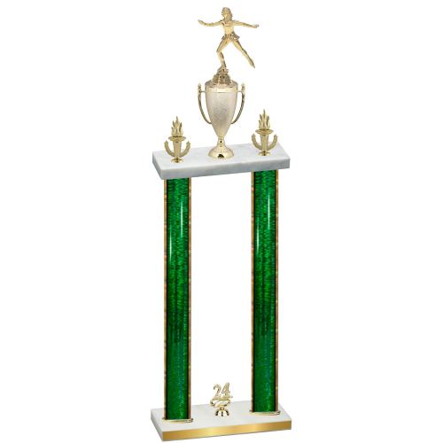 Double Green Glacier Year Skater Trophy