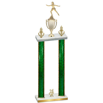Double Green Glacier Year Skater Trophy