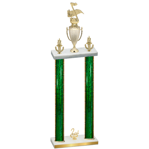 Double Green Glacier Second Place Music Trophy