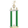 Double Green Carbon Fiber Year Running Trophy