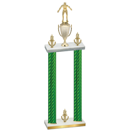 Double Green Carbon Fiber Victory Wrestling Trophy