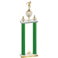 Double Green Carbon Fiber First Place Swimming Trophy