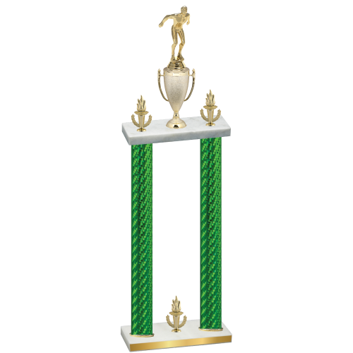 Double Green Carbon Fiber Victory Swimming Trophy