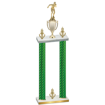 Double Green Carbon Fiber Victory Swimming Trophy