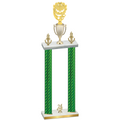 Double Green Carbon Fiber Year Pickleball Trophy