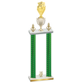 Double Green Carbon Fiber Year Pickleball Trophy