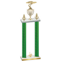 Double Green Carbon Fiber First Place Cars Trophy