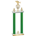 Double Green Carbon Fiber Year Fishing Trophy