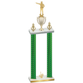 Double Green Carbon Fiber First Place Shooter Trophy