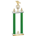 Double Green Carbon Fiber Year Fishing Trophy