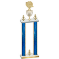 Double Blue Glacier Victory Running Trophy