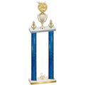 Double Blue Glacier Second Place Bowling Trophy