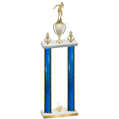 Double Blue Glacier First Place Swimming Trophy