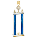 Double Blue Glacier Second Place Insert Trophy