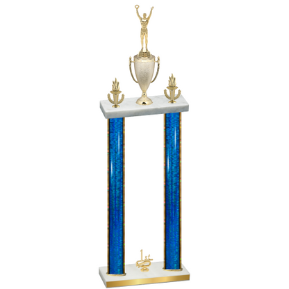 Double Blue Glacier First Place Victory Trophy