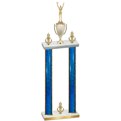 Double Blue Glacier Victory Victory Trophy